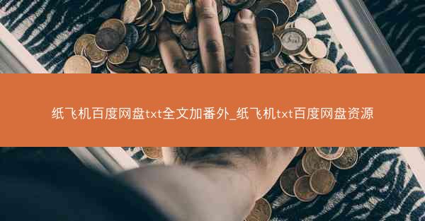 纸飞机百度网盘txt全文加番外_纸飞机txt百度网盘资源