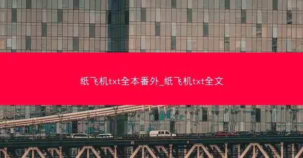 纸飞机txt全本番外_纸飞机txt全文