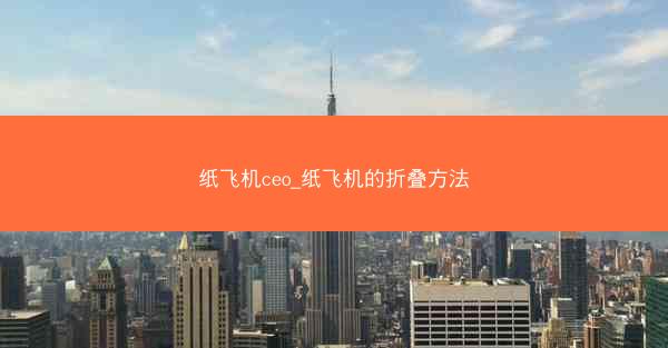 纸飞机ceo_纸飞机的折叠方法