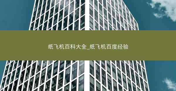 纸飞机百科大全_纸飞机百度经验