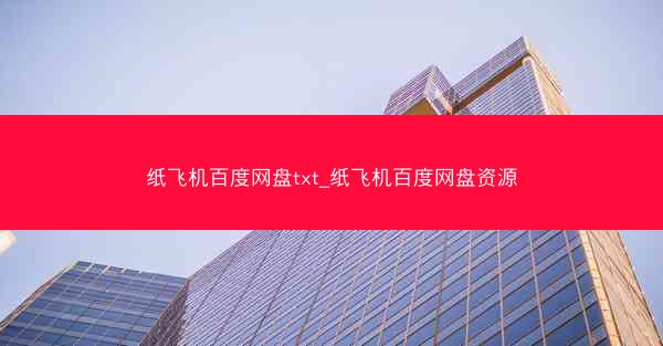 纸飞机百度网盘txt_纸飞机百度网盘资源