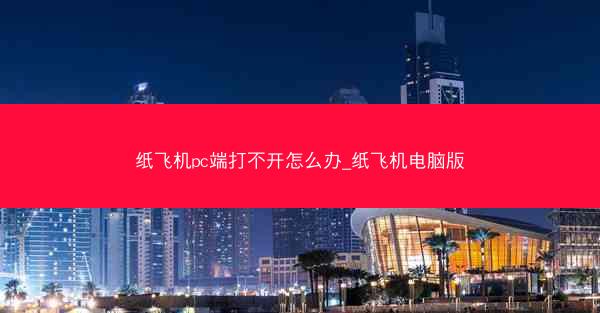 纸飞机pc端打不开怎么办_纸飞机电脑版