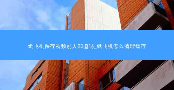 纸飞机保存视频别人知道吗_纸飞机怎么清理缓存