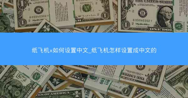 纸飞机x如何设置中文_纸飞机怎样设置成中文的