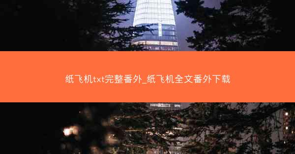 纸飞机txt完整番外_纸飞机全文番外下载