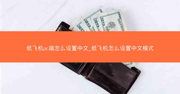 纸飞机pc端怎么设置中文_纸飞机怎么设置中文模式