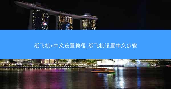 纸飞机x中文设置教程_纸飞机设置中文步骤