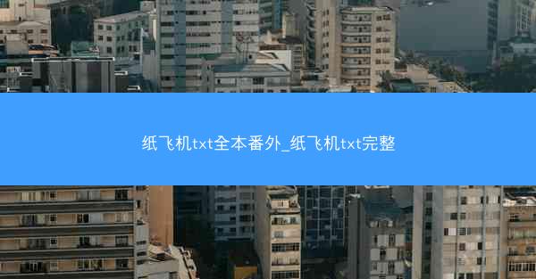 纸飞机txt全本番外_纸飞机txt完整