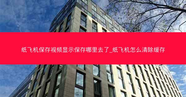 纸飞机保存视频显示保存哪里去了_纸飞机怎么清除缓存