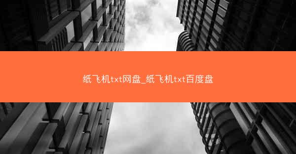 纸飞机txt网盘_纸飞机txt百度盘