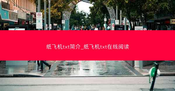 纸飞机txt简介_纸飞机txt在线阅读
