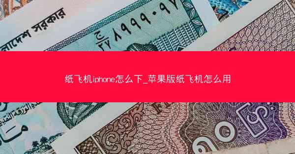 纸飞机iphone怎么下_苹果版纸飞机怎么用