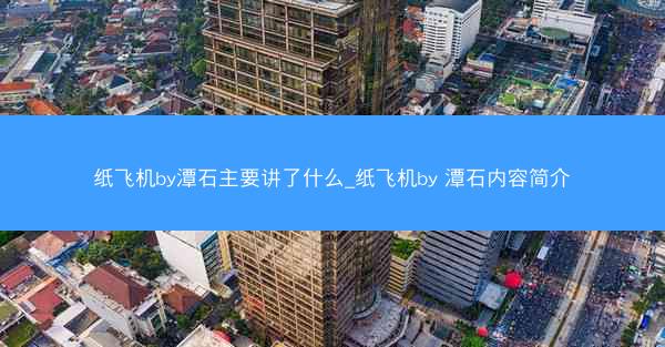 纸飞机by潭石主要讲了什么_纸飞机by 潭石内容简介