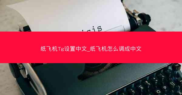 纸飞机Tg设置中文_纸飞机怎么调成中文