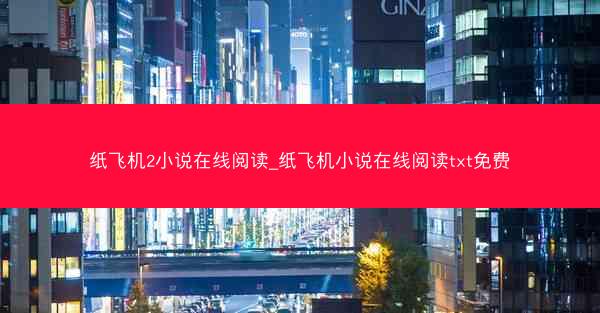 纸飞机2小说在线阅读_纸飞机小说在线阅读txt免费