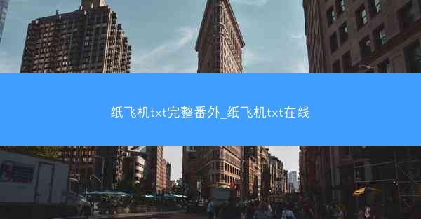 纸飞机txt完整番外_纸飞机txt在线