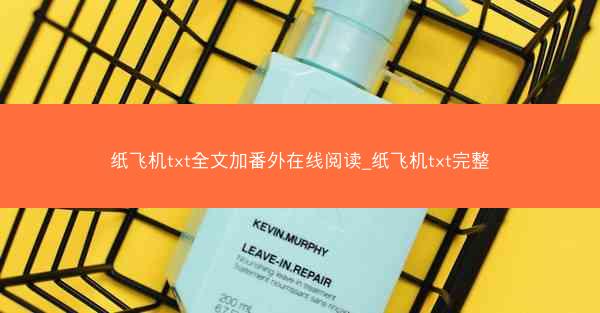 纸飞机txt全文加番外在线阅读_纸飞机txt完整