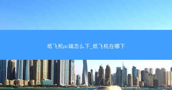 纸飞机pc端怎么下_纸飞机在哪下