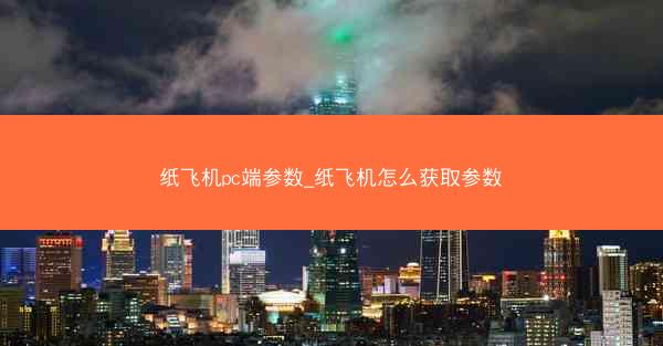 纸飞机pc端参数_纸飞机怎么获取参数