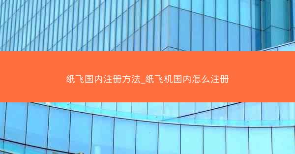 纸飞国内注册方法_纸飞机国内怎么注册