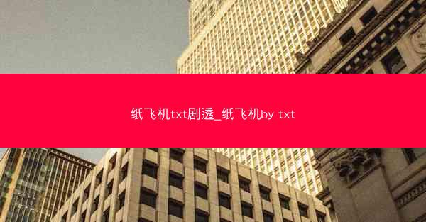 纸飞机txt剧透_纸飞机by txt