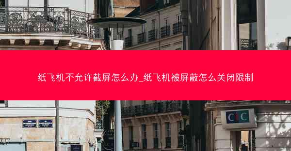纸飞机不允许截屏怎么办_纸飞机被屏蔽怎么关闭限制