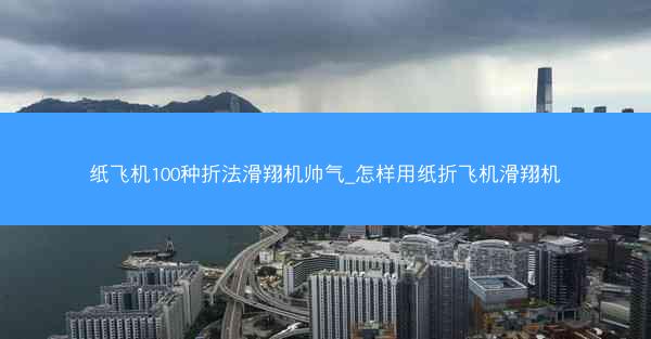 纸飞机100种折法滑翔机帅气_怎样用纸折飞机滑翔机