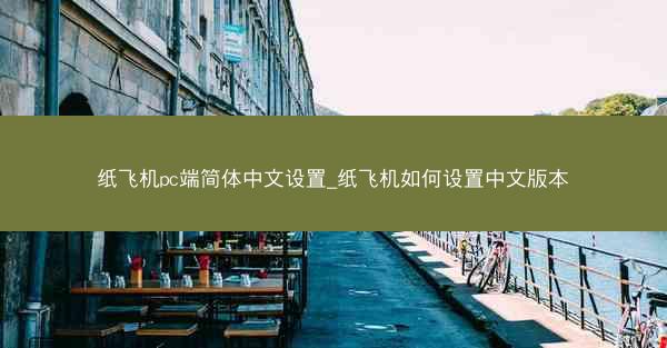 纸飞机pc端简体中文设置_纸飞机如何设置中文版本